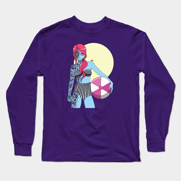 Urchin Itch Long Sleeve T-Shirt by Munchbud Ink